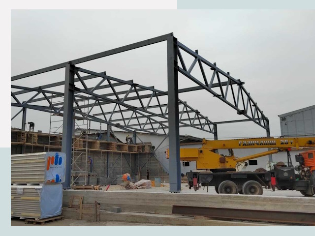 Строительство цехов в Великих Луке