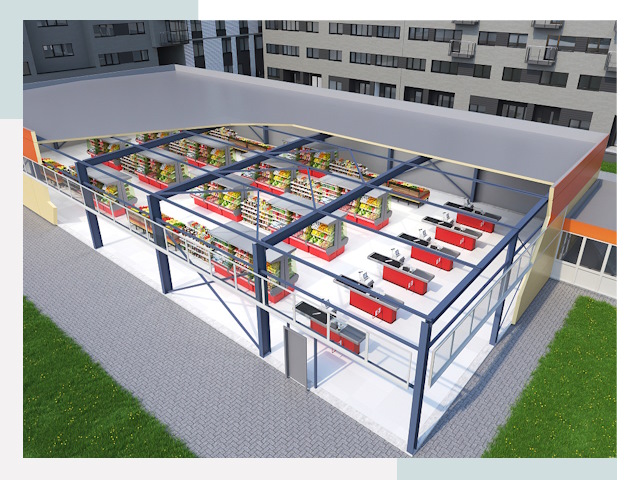 Строительство магазинов в Великие Луки от 620 руб. за м²