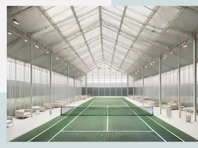 Строительство теннисных кортов в Великих Луке