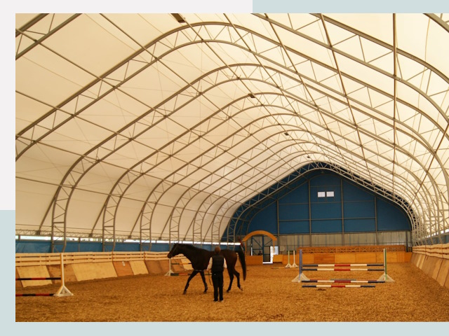 Строительство конных манежей в Великих Луке