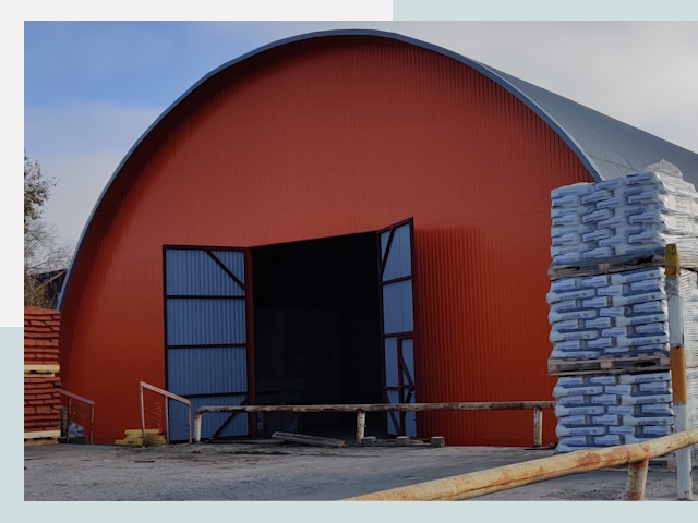 Полукруглые ангары по цене от 620 руб. в Великие Луки