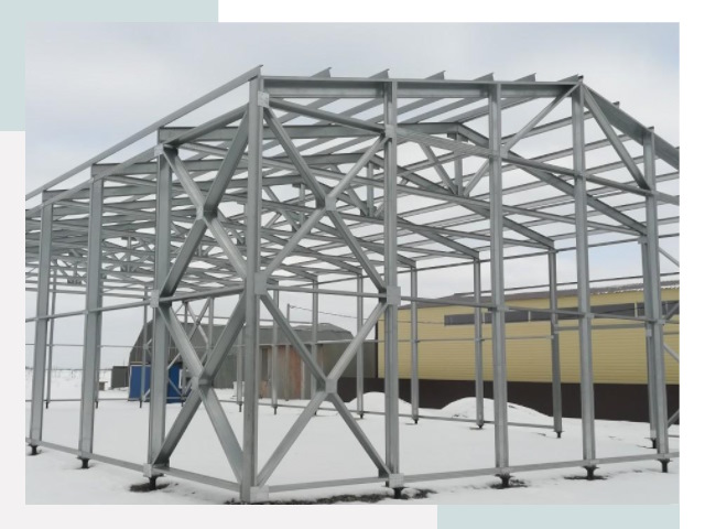 Каркасные ангары в Великих Луке