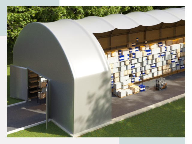 Тентовые ангары в Великих Луке