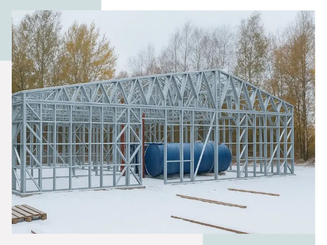 Металлические ангары в Великих Луке