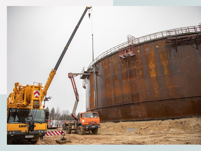 Монтаж резервуаров в Великих Луке от 620 руб. за м³