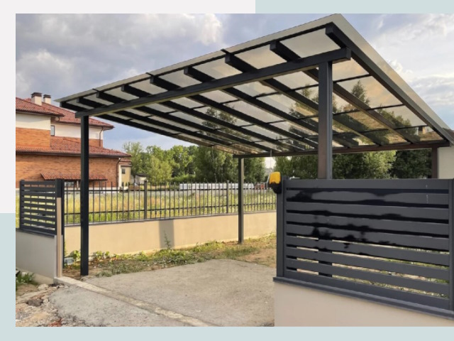 Металлические навесы в Великие Луки от 620 руб. за м²