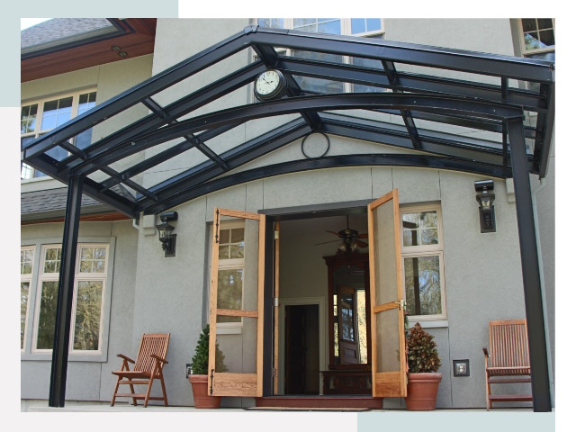 Козырьки металлические в Великих Луке