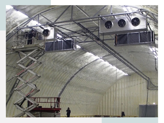 Оснащение ангаров в Великих Луке