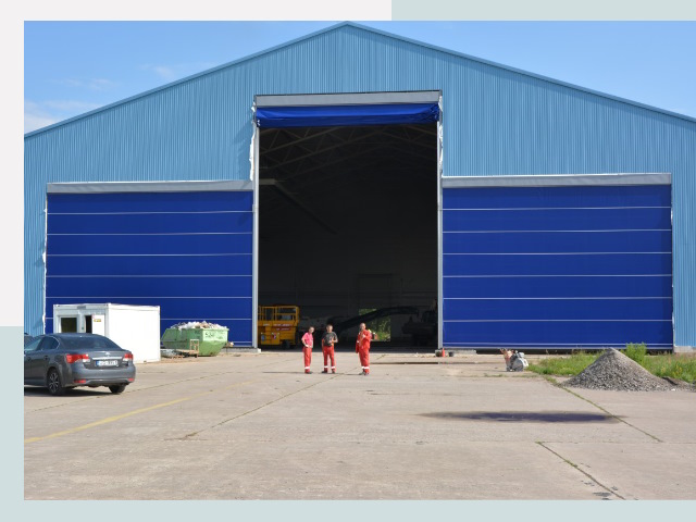 Ангарные ворота в Великие Луки от СтальСтрой-Вкл по цене 620 руб.