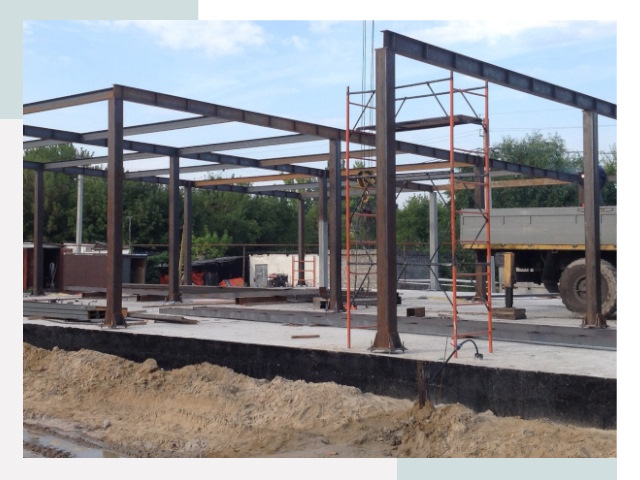 Фундамент для ангаров в Великих Луке