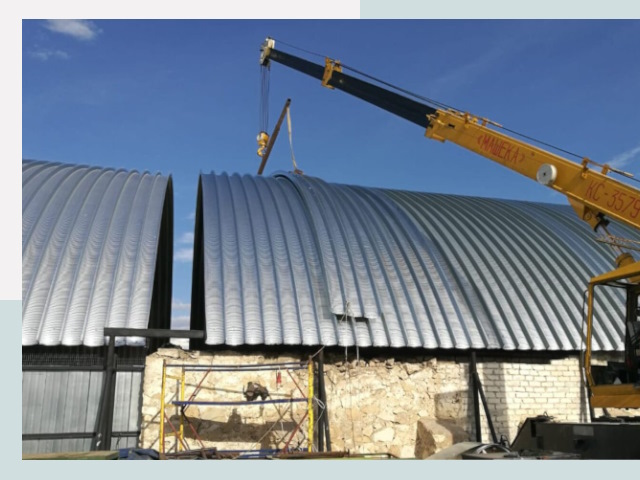 Реконструкция ангаров в Великих Луке от 620 руб.