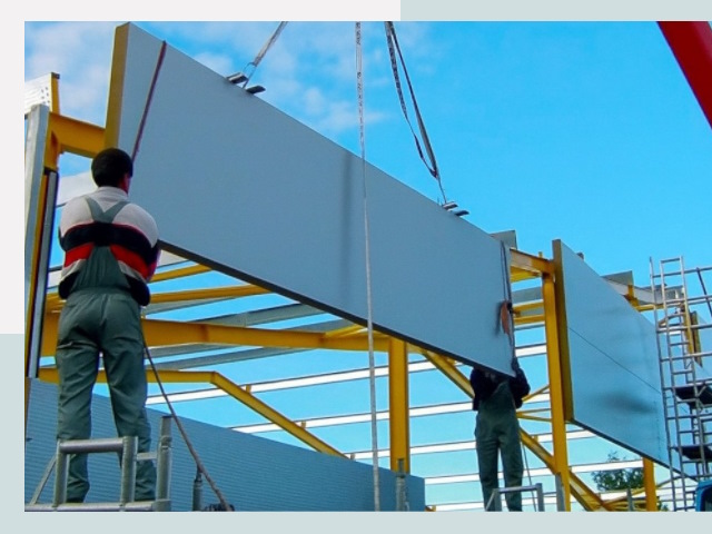 Монтаж сэндвич-панелей в Великих Луке от 620 руб.