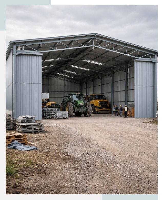 Ангары для сельхозтехники в Великих Луке от 20674 р. | СтальСтрой-Вкл