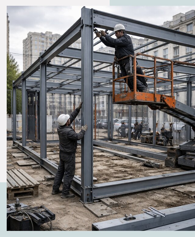 Строительство и монтаж торговых павильонов под ключ в Великих Луке