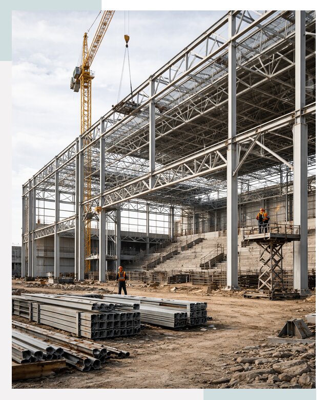 Строительство спортивных комплексов в Великих Луке от 31011 р. | СтальСтрой-Вкл