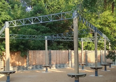 Терраса из металлоконструкций под ключ, проектирование, изготовление и монтаж от СтальСтрой-Вкл